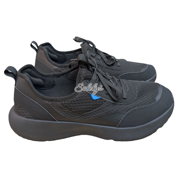 Vessi Pacific Torrent Mens 12 Black Waterproof Knit Dyma-Tex Casual Sneaker - Picture 4 of 11